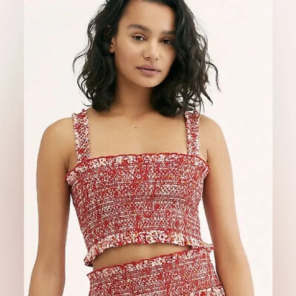 Free People 2 Piece Set! Crop Top & Skirt Set! - Picture 2 of 13